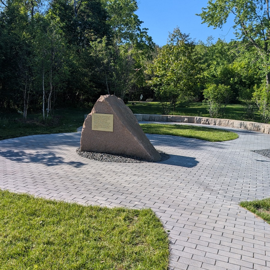 the new Indigenous outdoor gathering space at Morningside Park