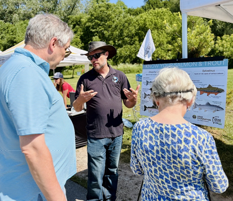 community members explore interactive educational stations at the TRCA Celebrate the Humber event
