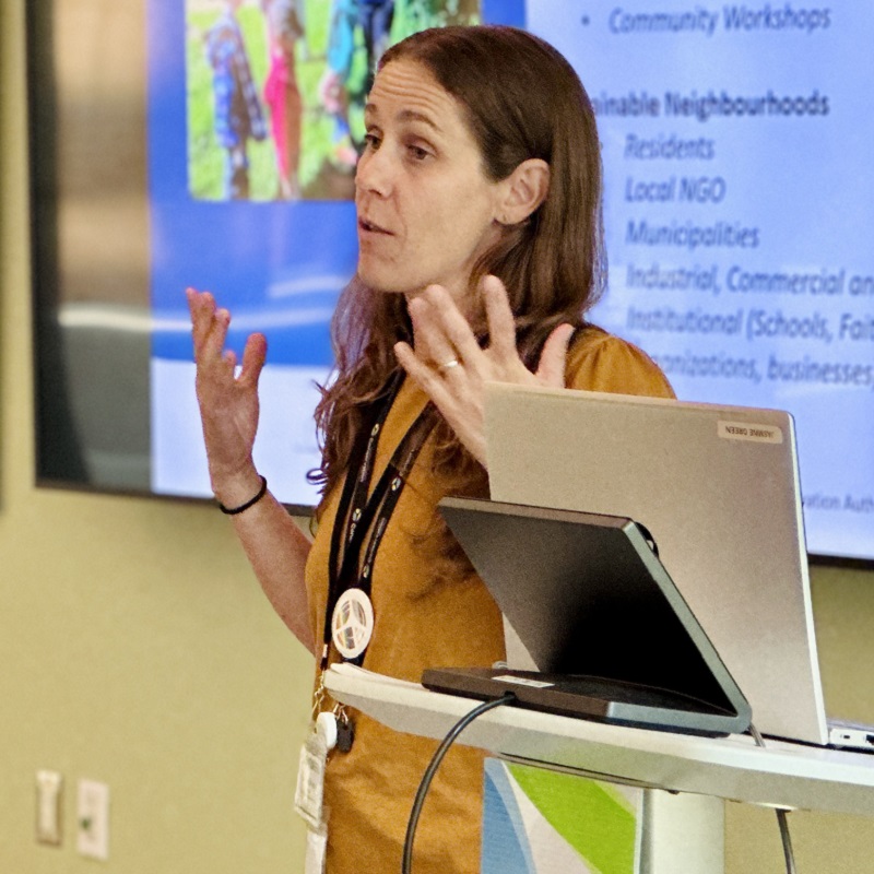 a presenter at the TRCA Ravine Youth Team career exploration day event