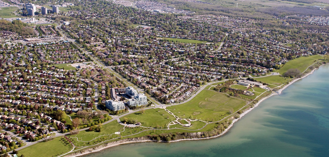 aerial view of the Carruthers Creek watershed