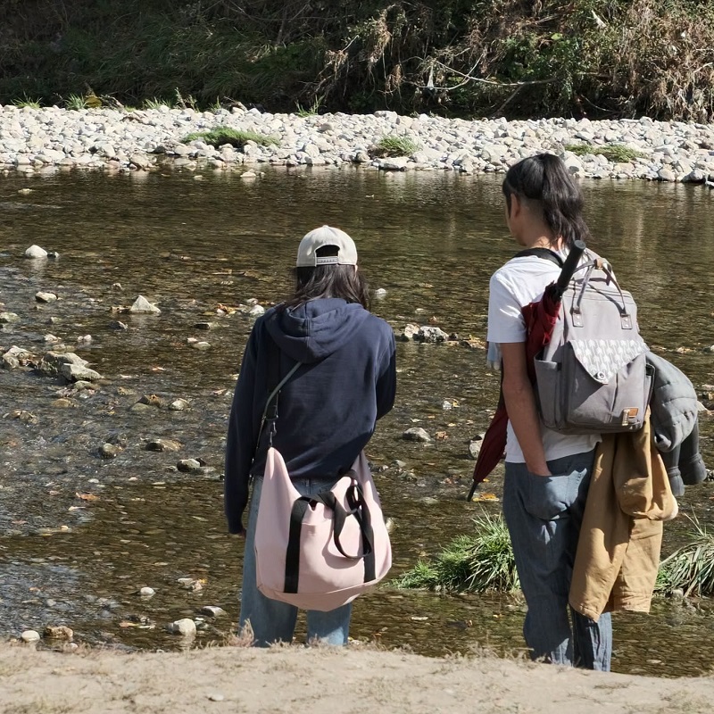 community members watch for salmon from the banks of Highland Creek